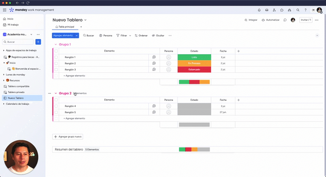 Portada del tutorial: Conceptos básicos sobre los grupos